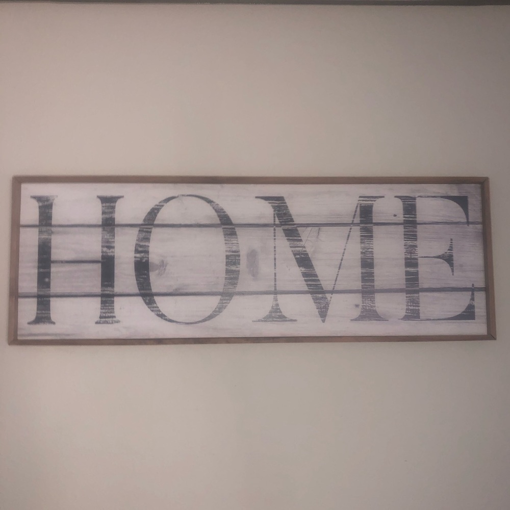 Large home sign